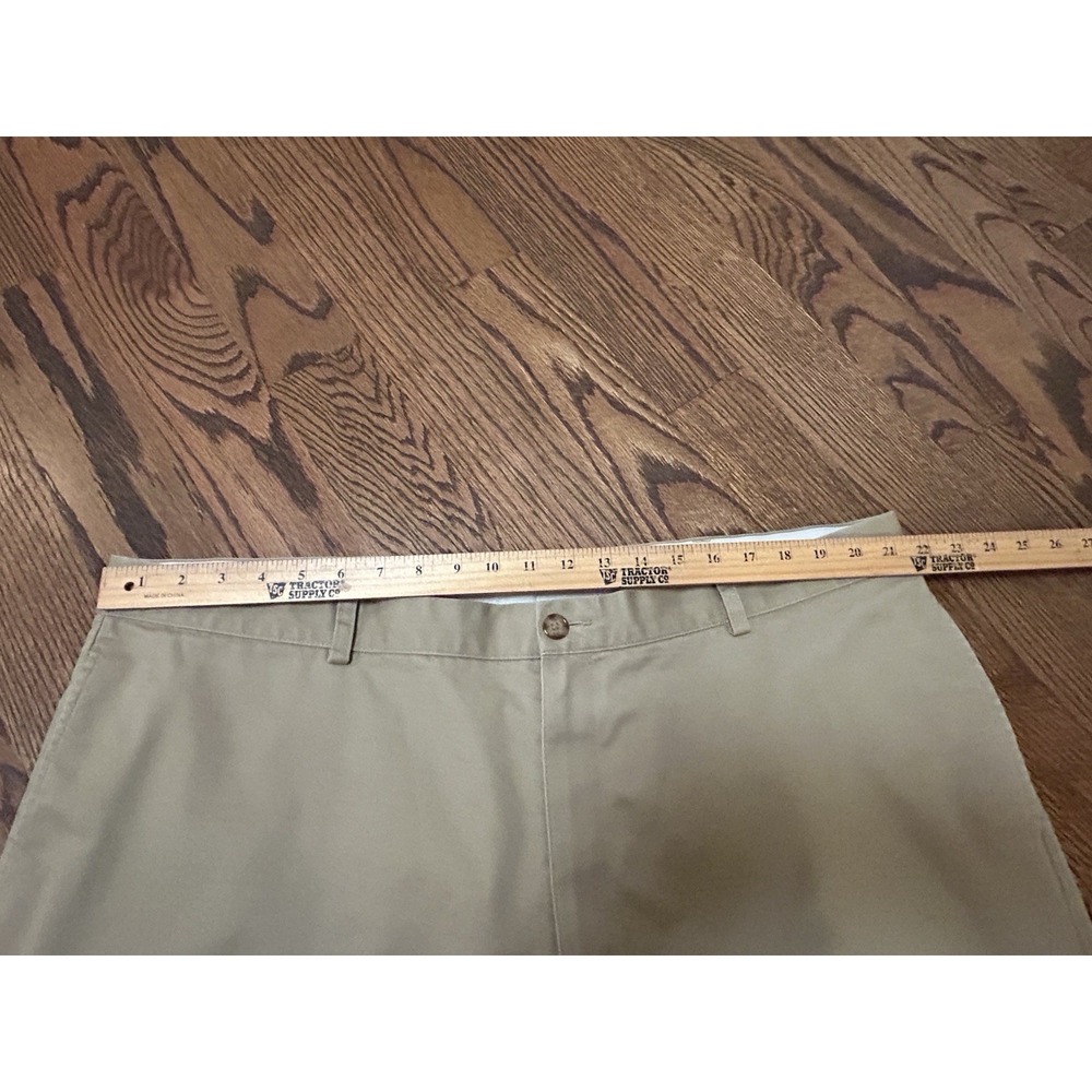LL Bean Natural‎ Fit Pants Mens 44x29 Khaki - Picture 3 of 6